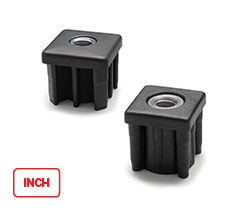 NDX.Q (inch sizes)-Square end-caps for tubes